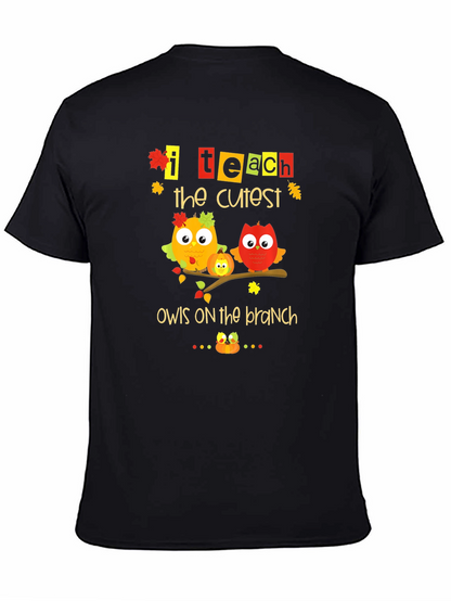 I Teach The Cutest Owls On The Branch T-Shirt