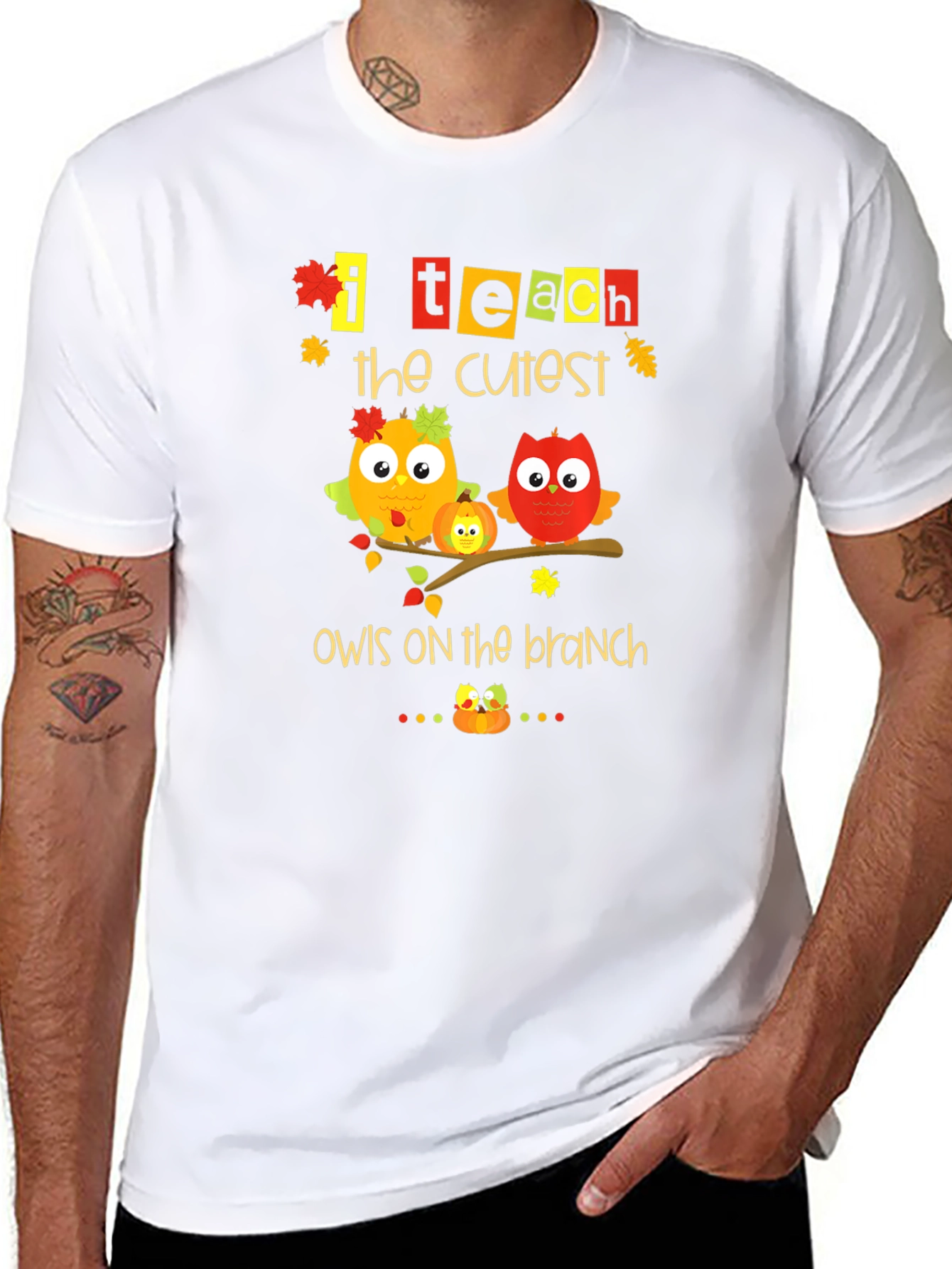 I Teach The Cutest Owls On The Branch T-Shirt