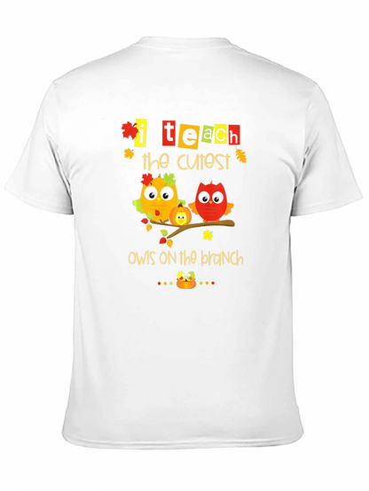 I Teach The Cutest Owls On The Branch T-Shirt