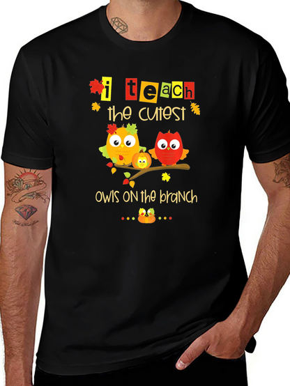 I Teach The Cutest Owls On The Branch T-Shirt