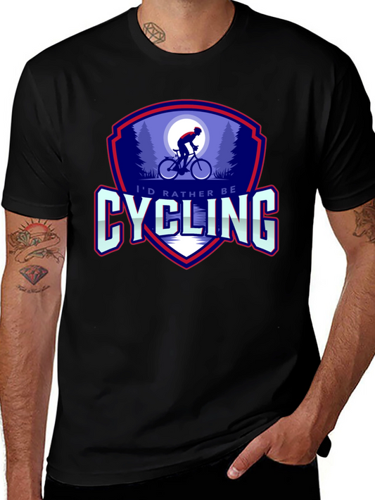 Cycling Graphic Tee - Id Rather Be Cycling