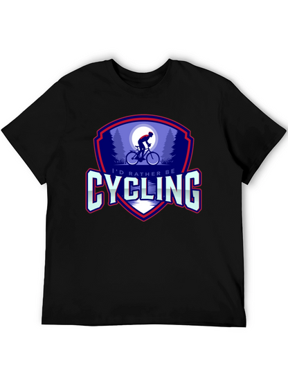 Cycling Graphic Tee - Id Rather Be Cycling