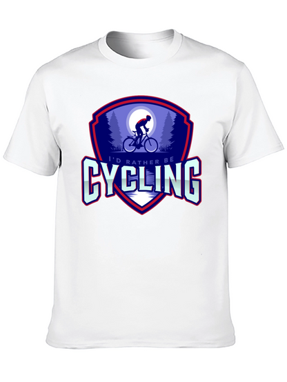 Cycling Graphic Tee - Id Rather Be Cycling