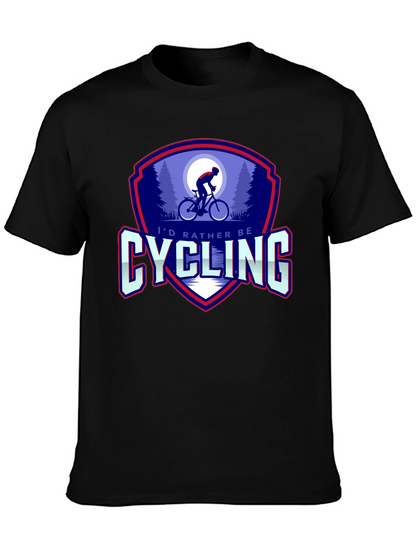 Cycling Graphic Tee - Id Rather Be Cycling