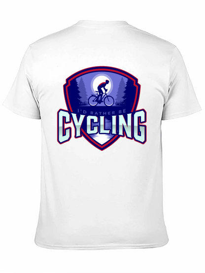 Cycling Graphic Tee - Id Rather Be Cycling