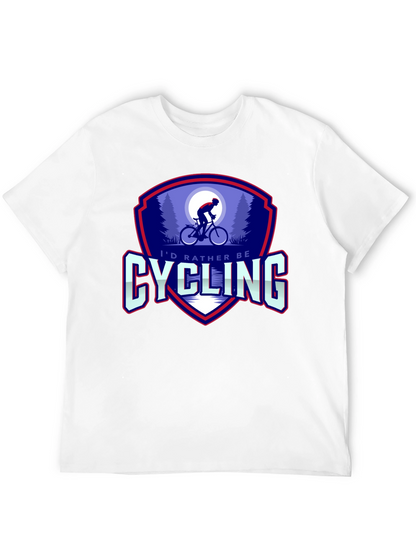 Cycling Graphic Tee - Id Rather Be Cycling