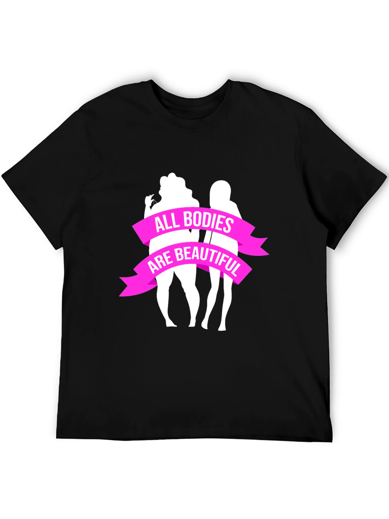 All Bodies Are Beautiful Graphic Tee - Black