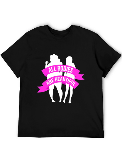 All Bodies Are Beautiful Graphic Tee - Black