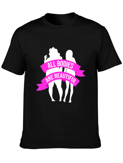 All Bodies Are Beautiful Graphic Tee - Black
