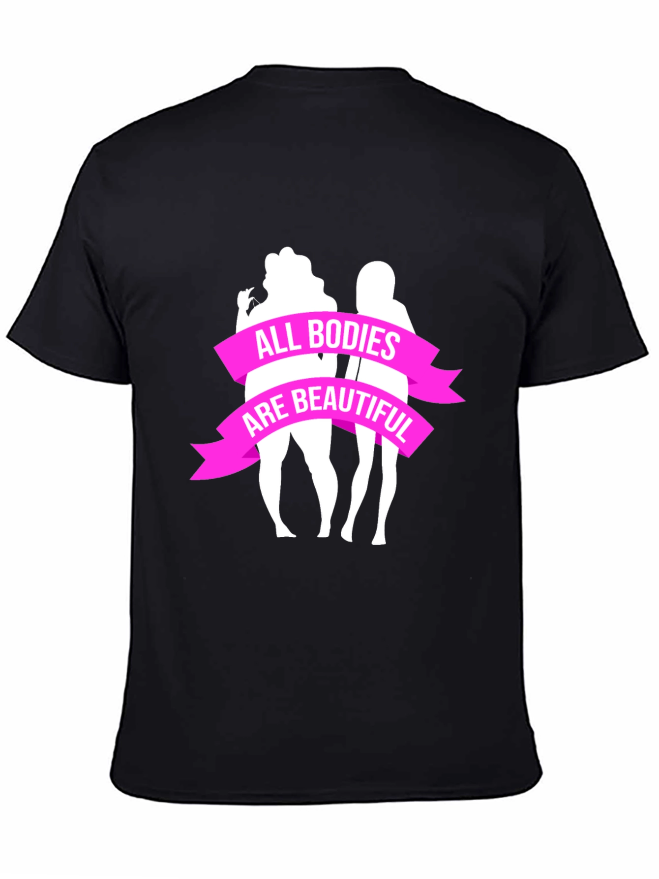 All Bodies Are Beautiful Graphic Tee - Black