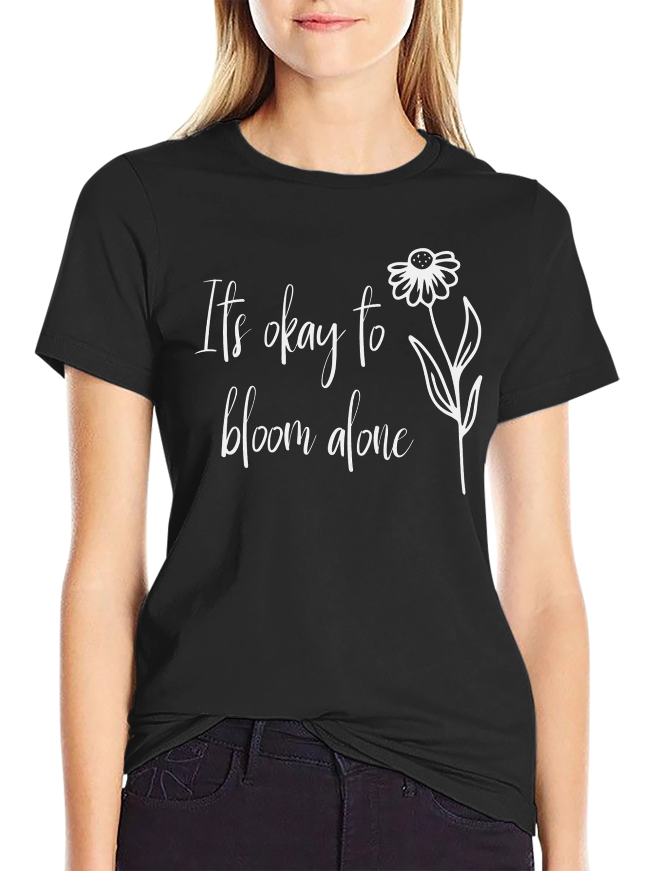Bloom Alone T-Shirt - Stylish Comfort