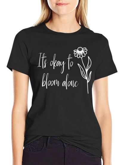 Bloom Alone T-Shirt - Stylish Comfort