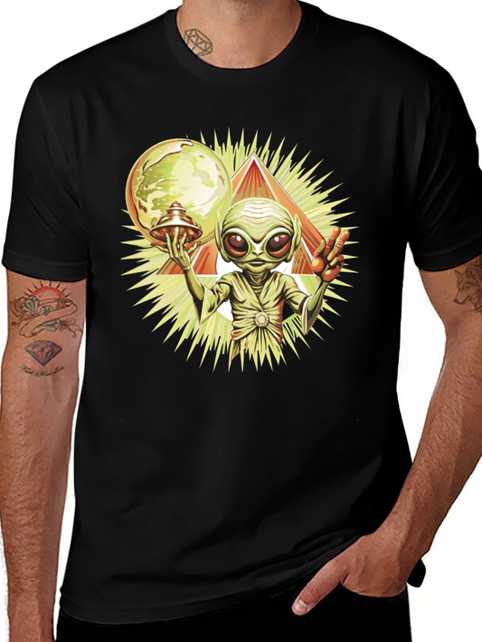 Alien Peace T-Shirt - UFO Graphic Tee