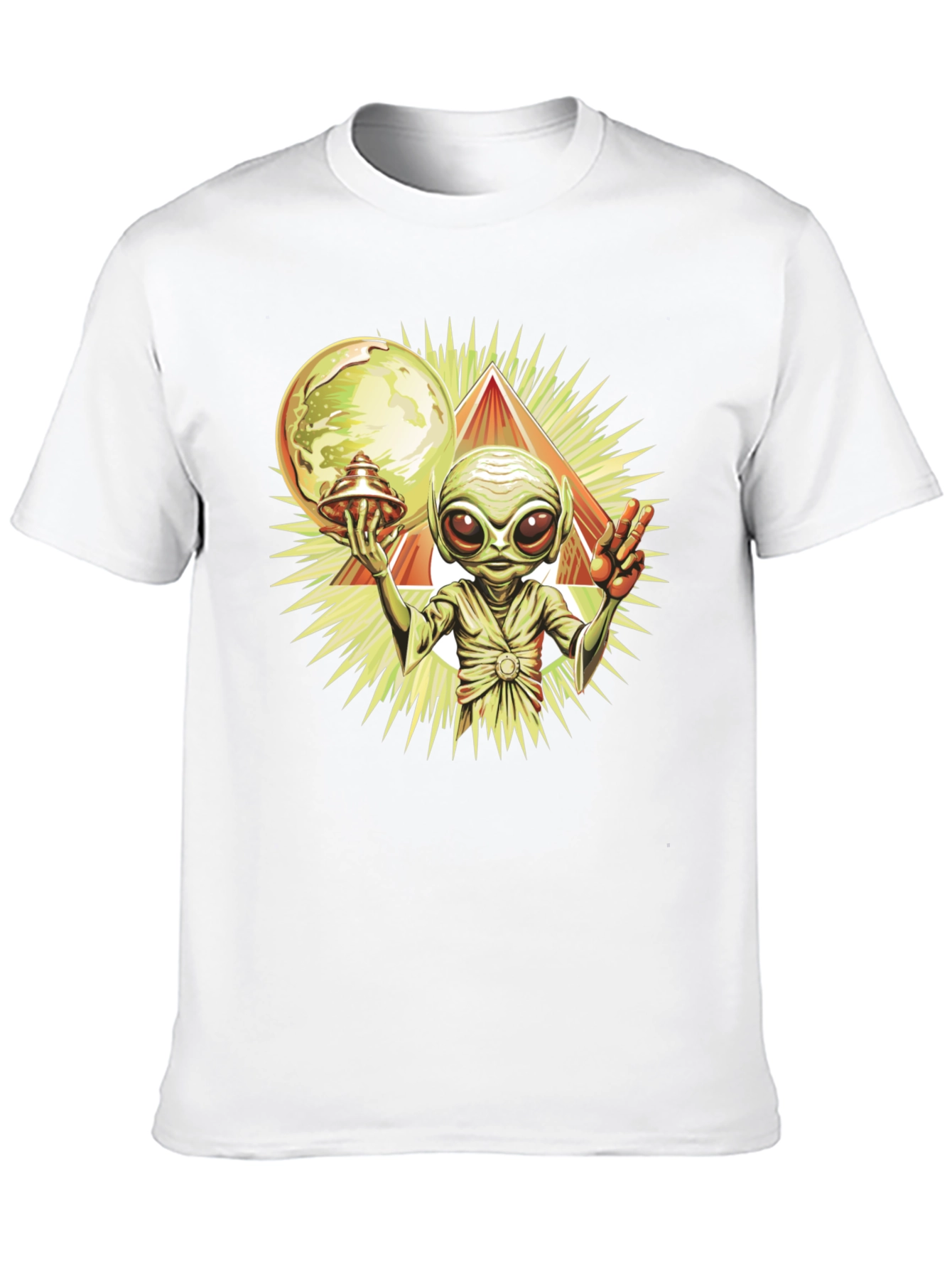 Alien Peace T-Shirt - UFO Graphic Tee