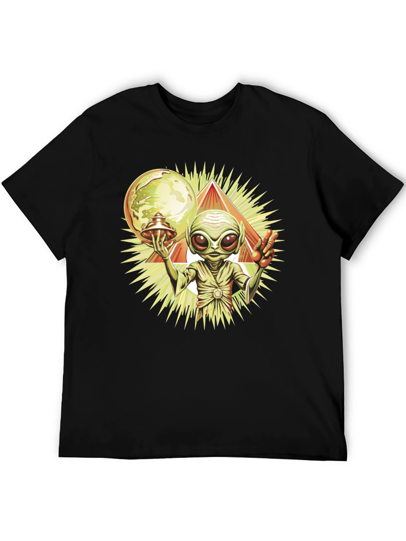 Alien Peace T-Shirt - UFO Graphic Tee