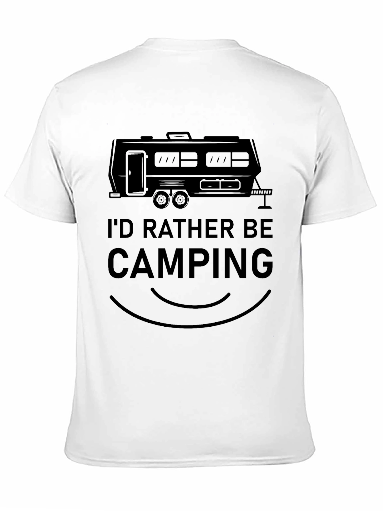 Camping T-Shirt - Id Rather Be Camping