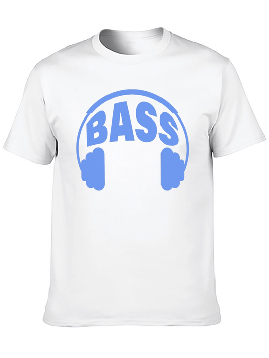 Bass Headphone Graphic T-Shirt - Music Lover Tee