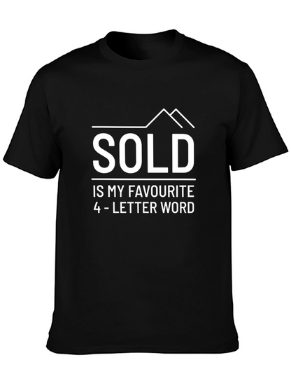 SOLD Realtor T-Shirt Real Estate Agent Tee