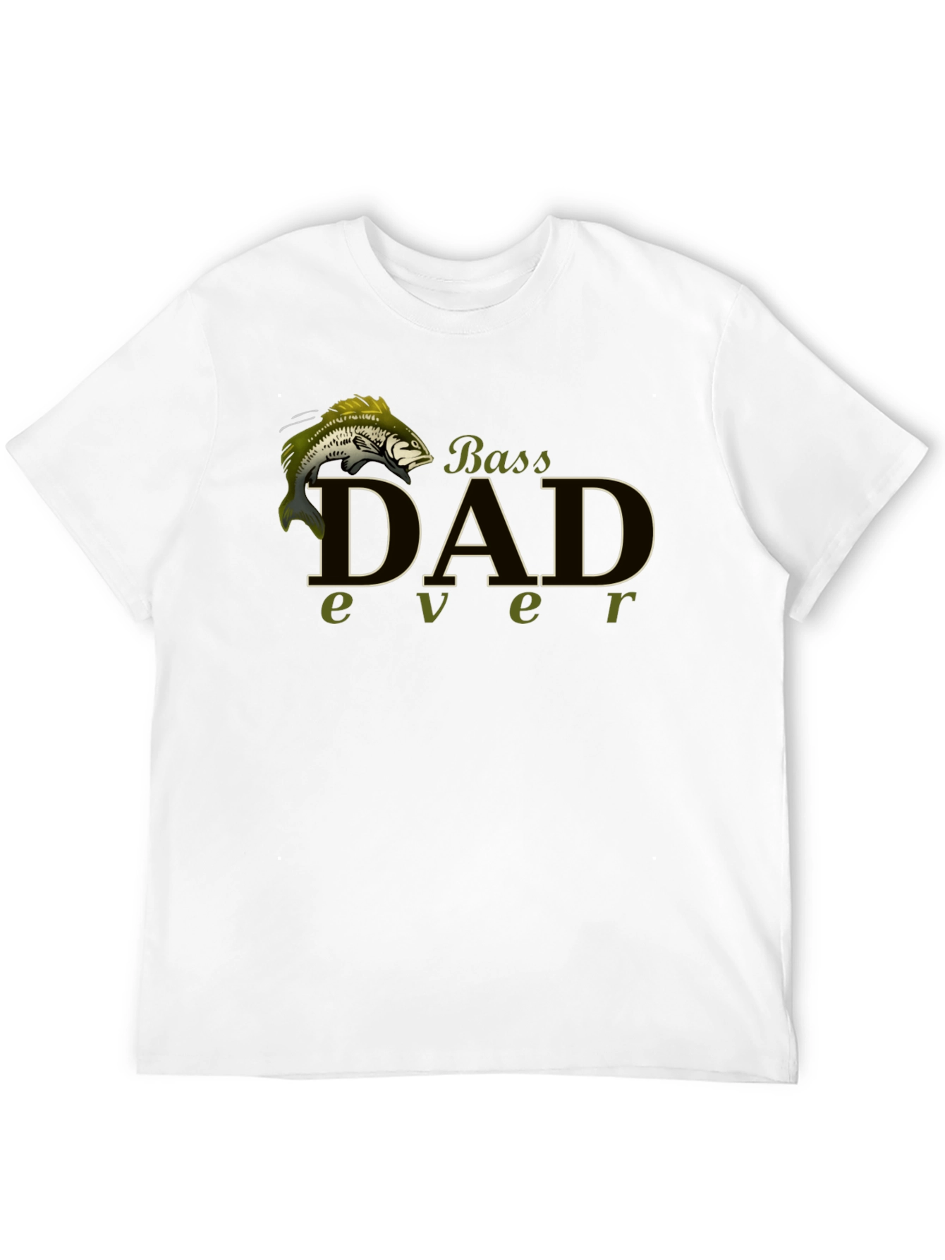 Bass Dad Ever Black T-Shirt