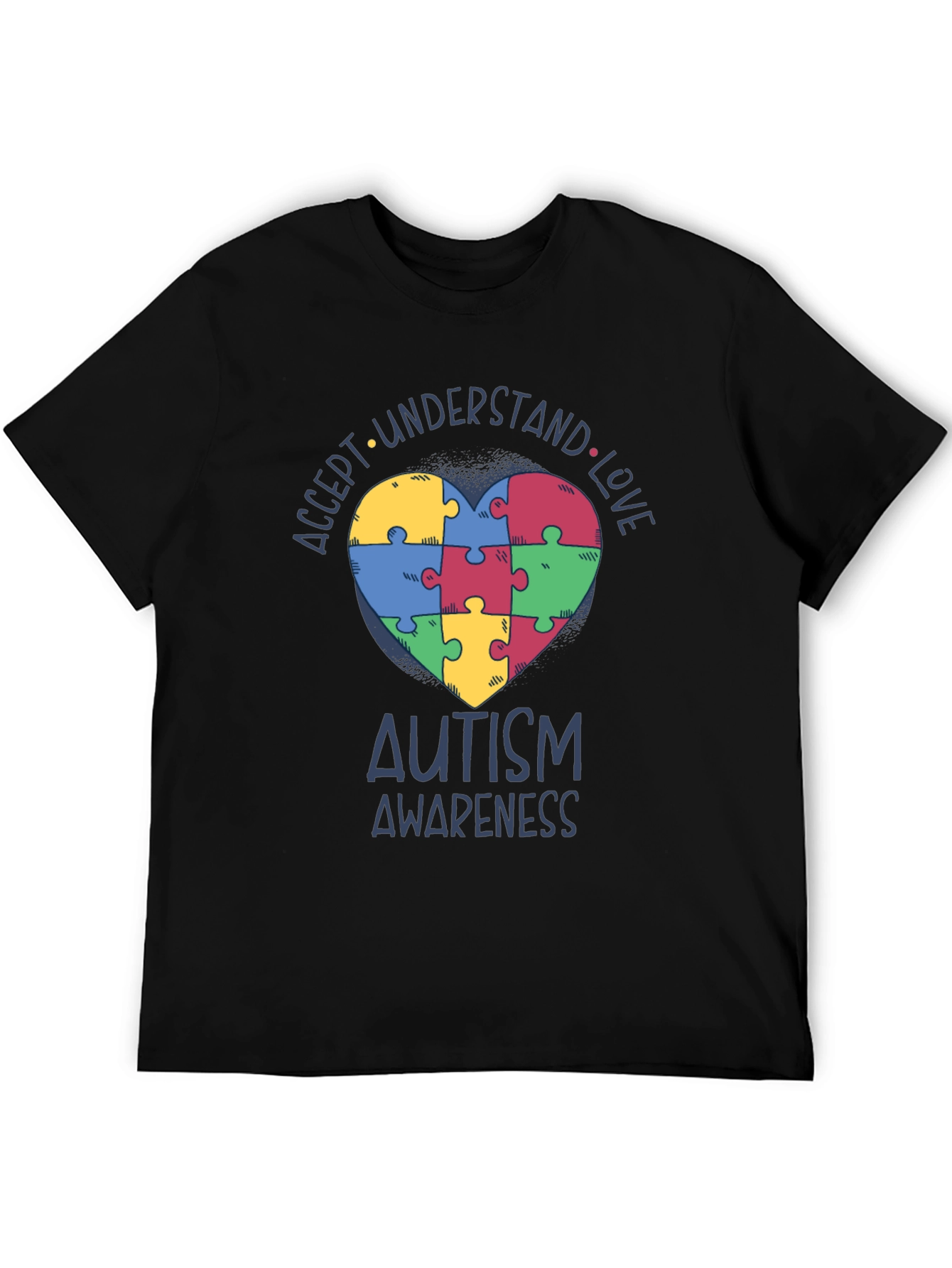 Autism Awareness Puzzle Heart T-Shirt