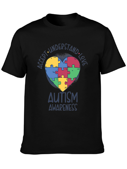 Autism Awareness Puzzle Heart T-Shirt