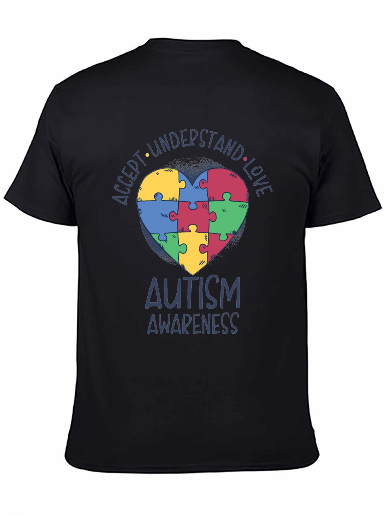 Autism Awareness Puzzle Heart T-Shirt