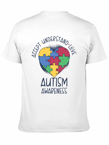 Autism Awareness Puzzle Heart T-Shirt