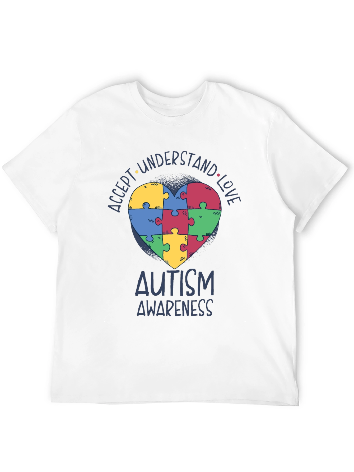 Autism Awareness Puzzle Heart T-Shirt