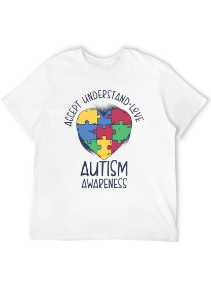 Autism Awareness Puzzle Heart T-Shirt