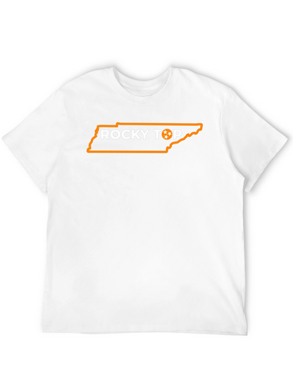 Rocky Top Tennessee State Outline Graphic Tee