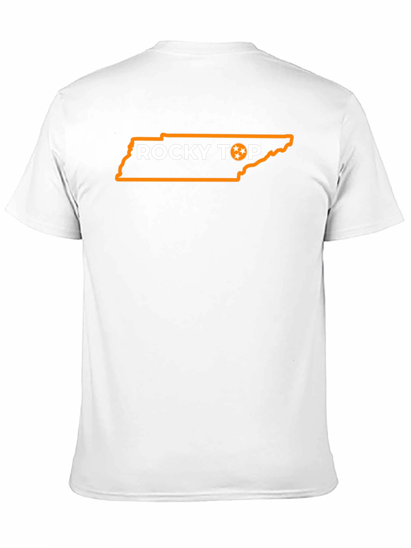 Rocky Top Tennessee State Outline Graphic Tee