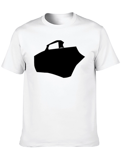 Modern Black Graphic Tee