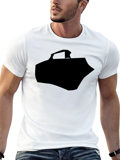 Modern Black Graphic Tee