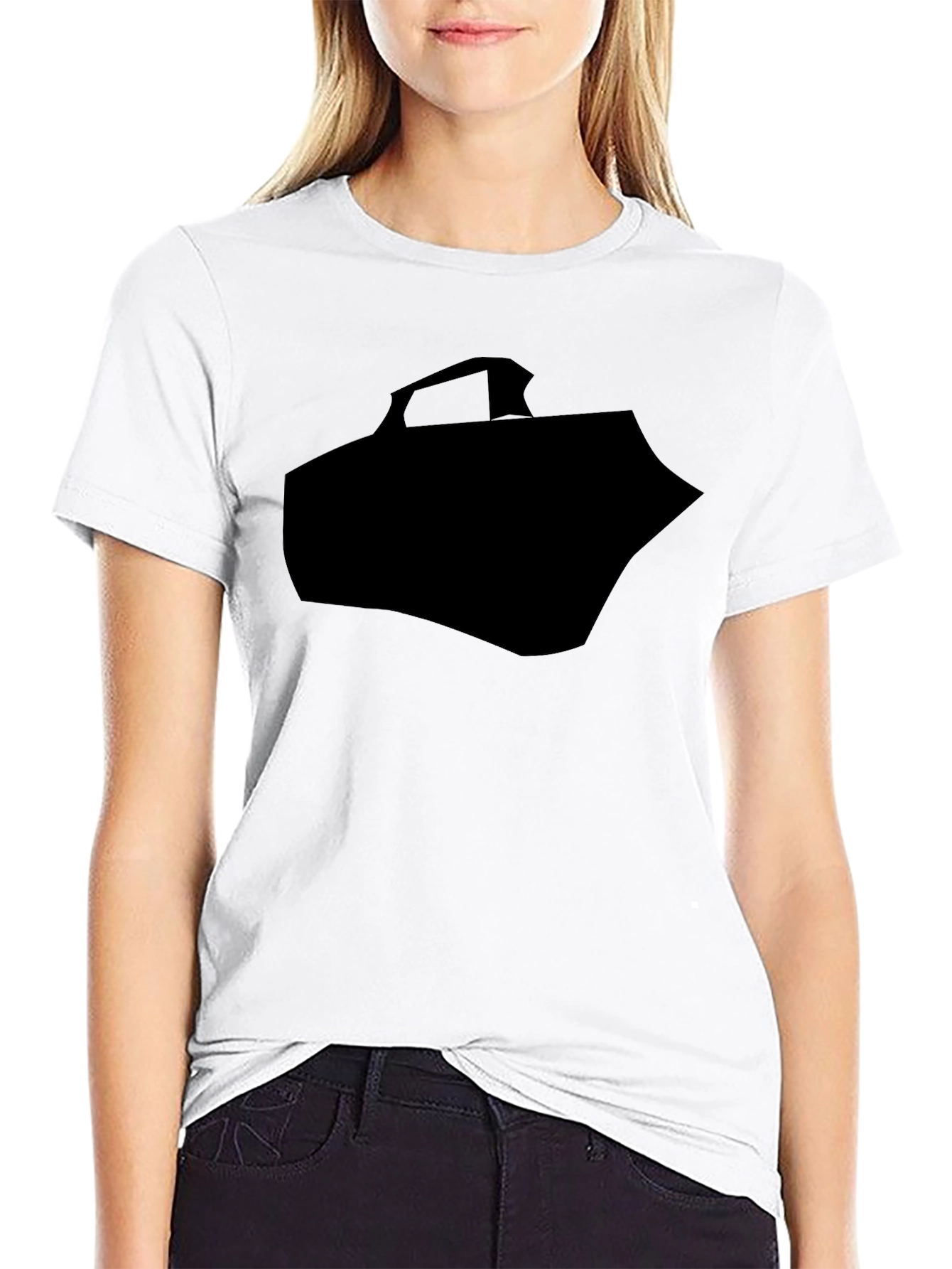 Modern Black Graphic Tee
