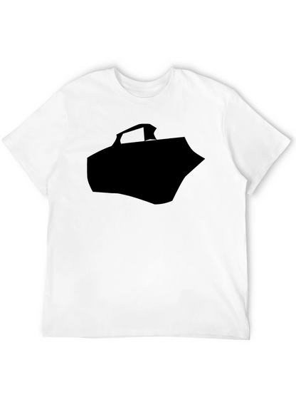 Modern Black Graphic Tee