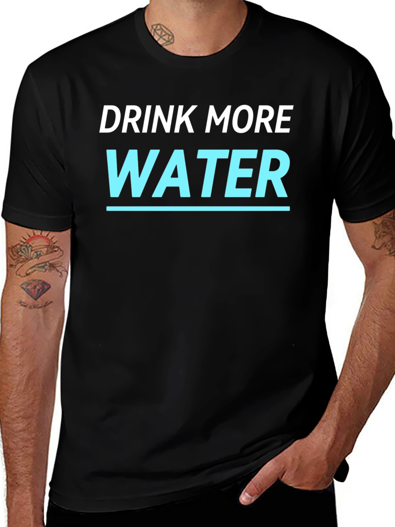 Drink More Water T-Shirt - Stay Hydrated!