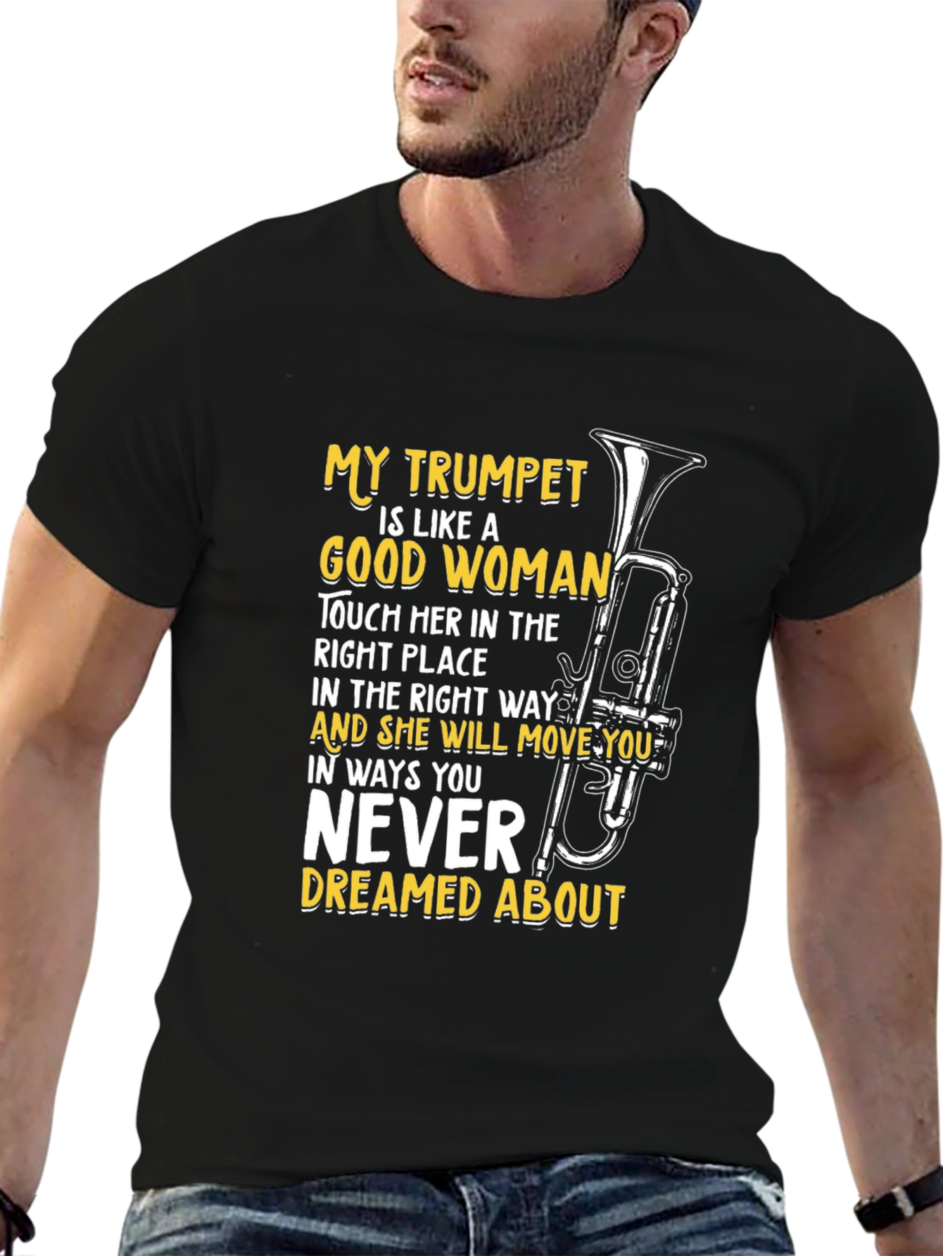 Trumpet Lover T-Shirt: Good Woman Music Tee