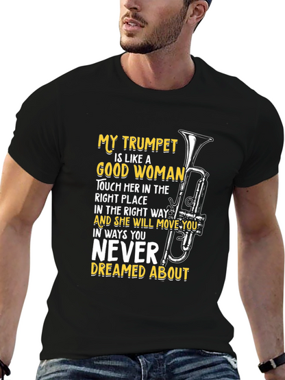 Trumpet Lover T-Shirt: Good Woman Music Tee