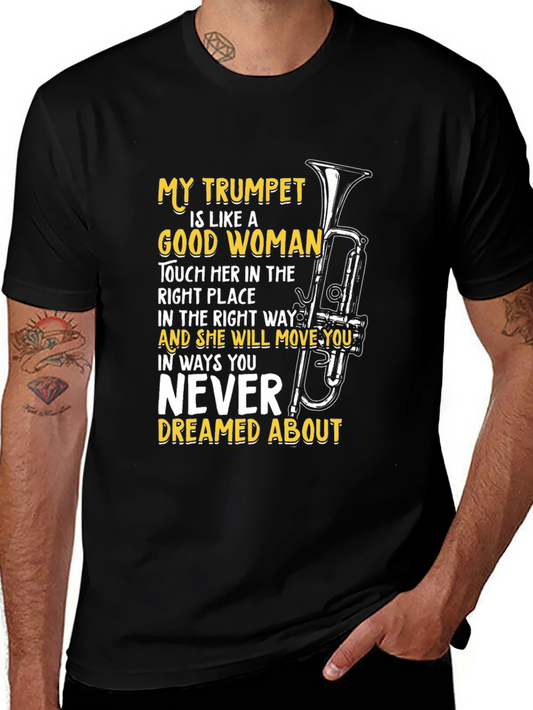 Trumpet Lover T-Shirt: Good Woman Music Tee