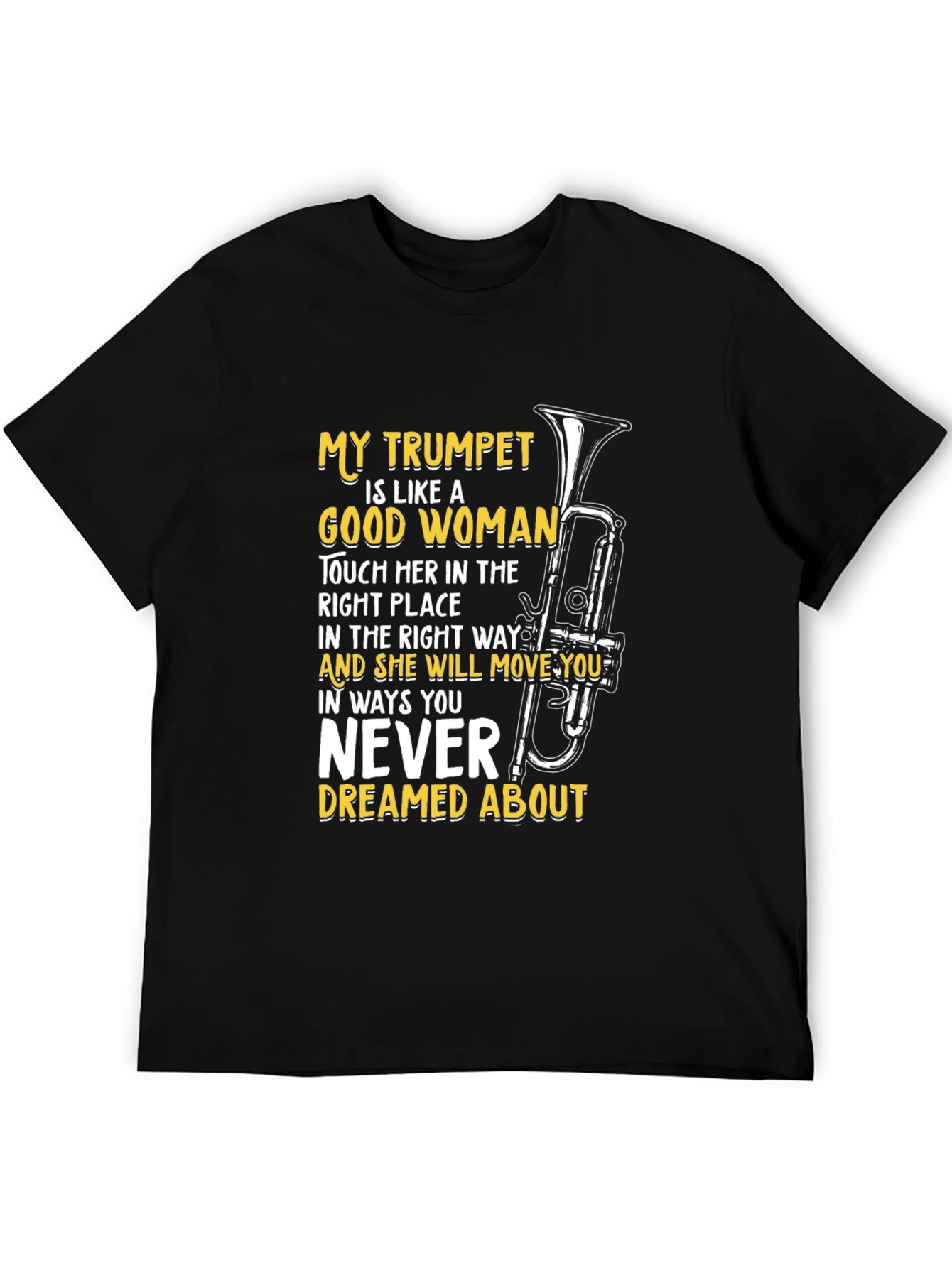 Trumpet Lover T-Shirt: Good Woman Music Tee
