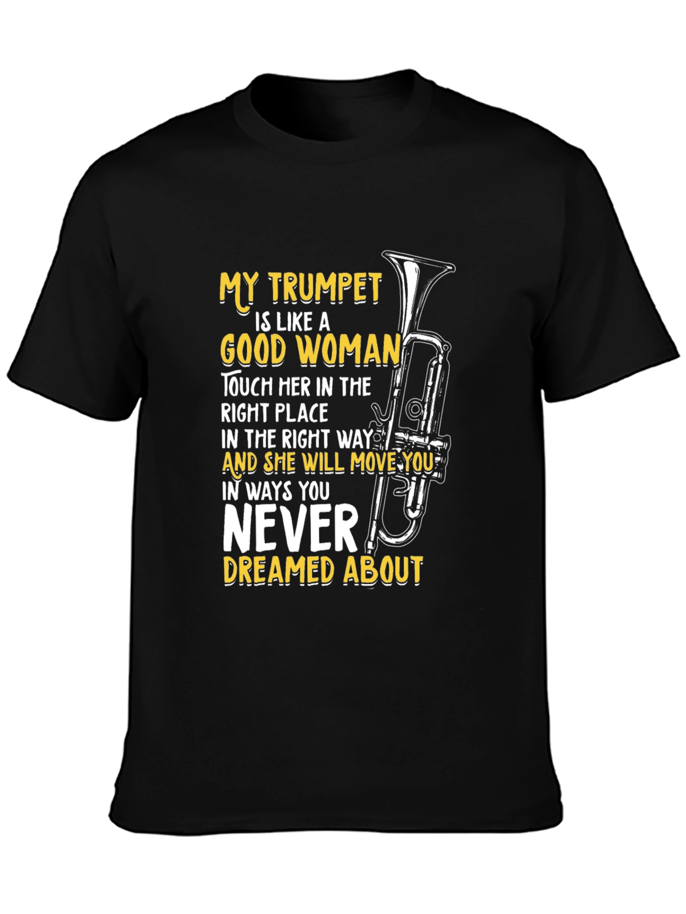 Trumpet Lover T-Shirt: Good Woman Music Tee