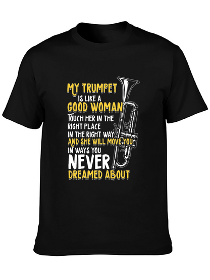Trumpet Lover T-Shirt: Good Woman Music Tee