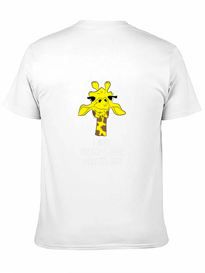 Funny Giraffe Lover T-Shirt - Black