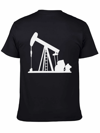 Oil Rig Black T-Shirt