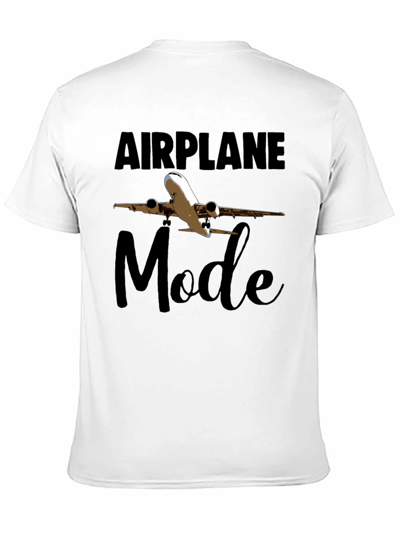 Airplane Mode Black T-Shirt