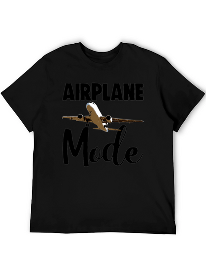 Airplane Mode Black T-Shirt