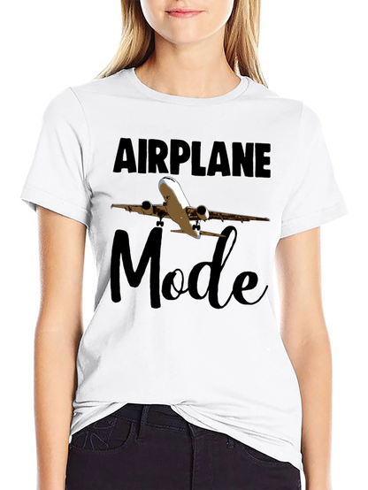 Airplane Mode Black T-Shirt
