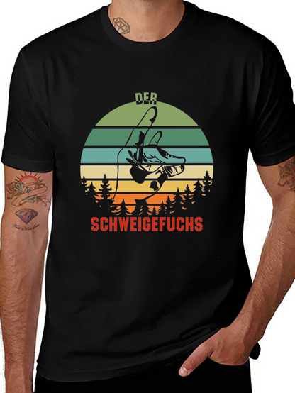 Der Schweigefuchs Graphic T-Shirt