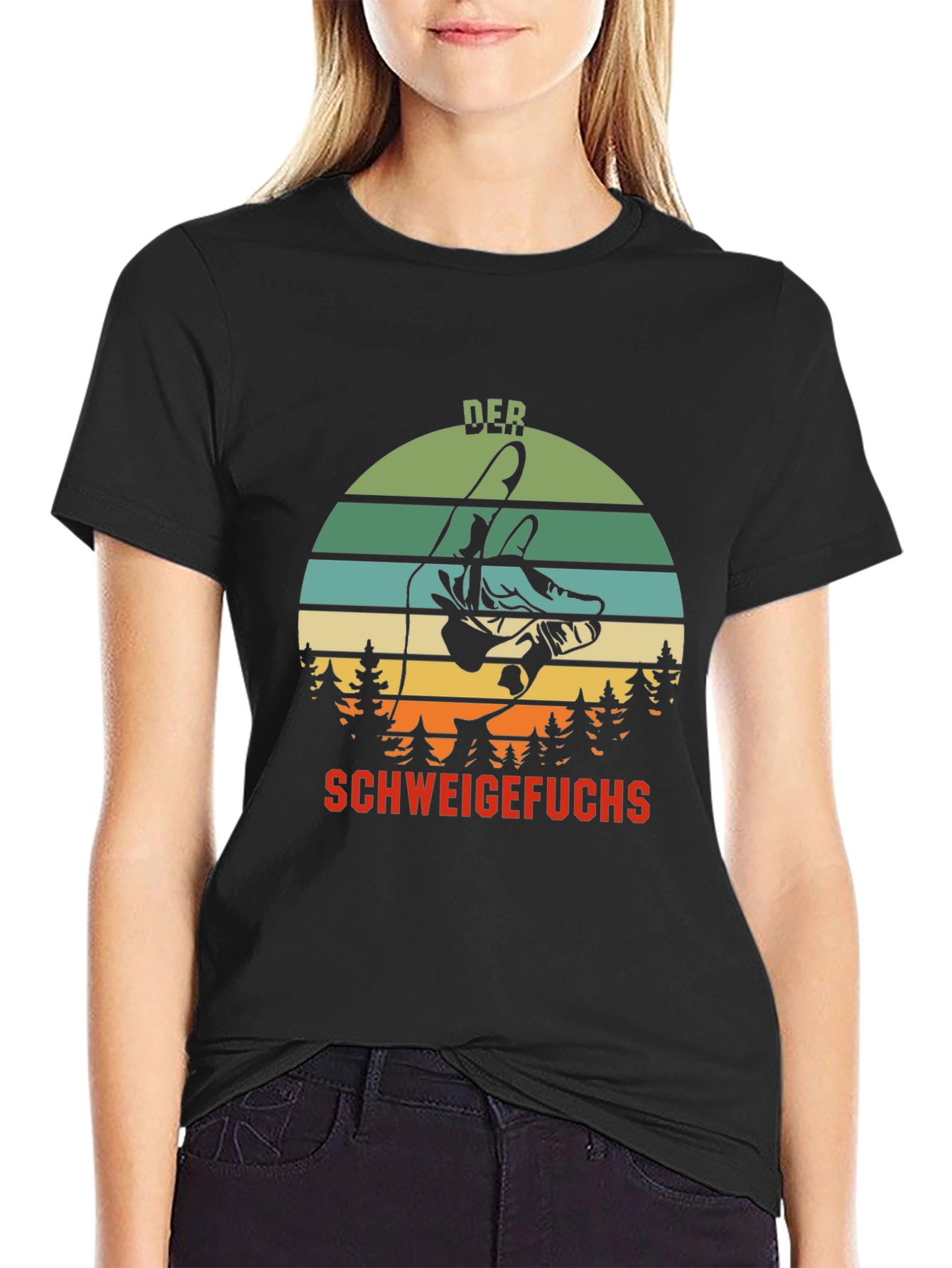 Der Schweigefuchs Graphic T-Shirt