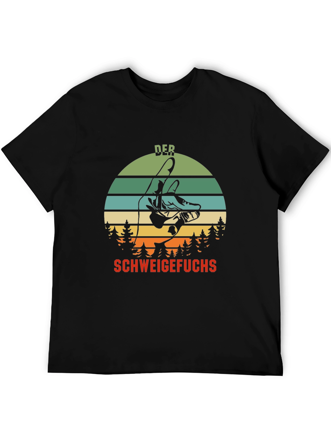 Der Schweigefuchs Graphic T-Shirt